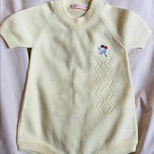 Vintage Yellow Romper